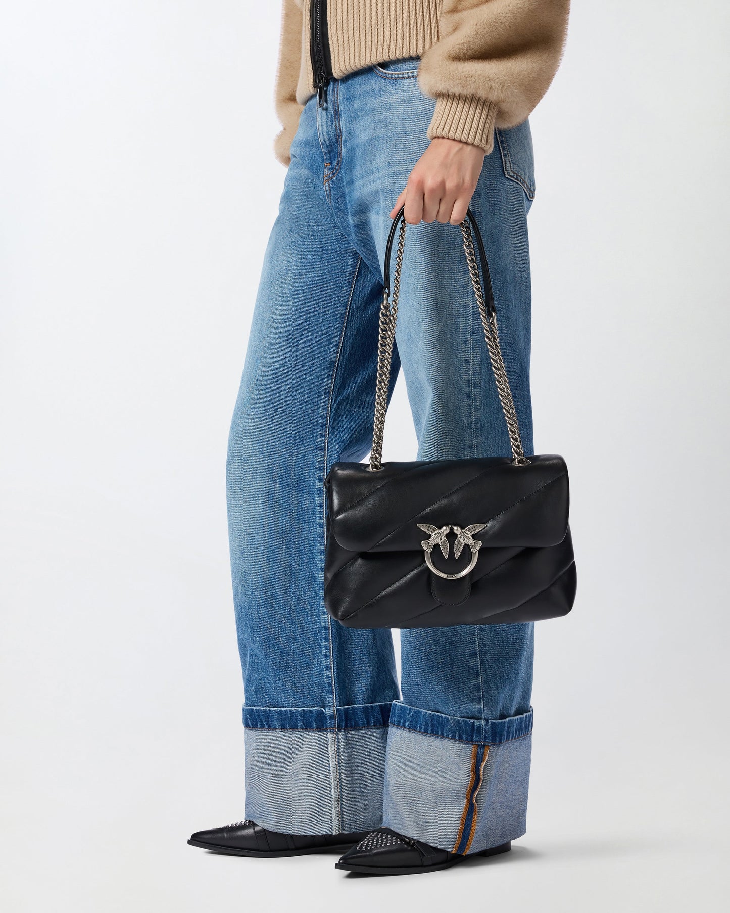 Medium shoulder bag Love Bag Puff Maxi Quilt