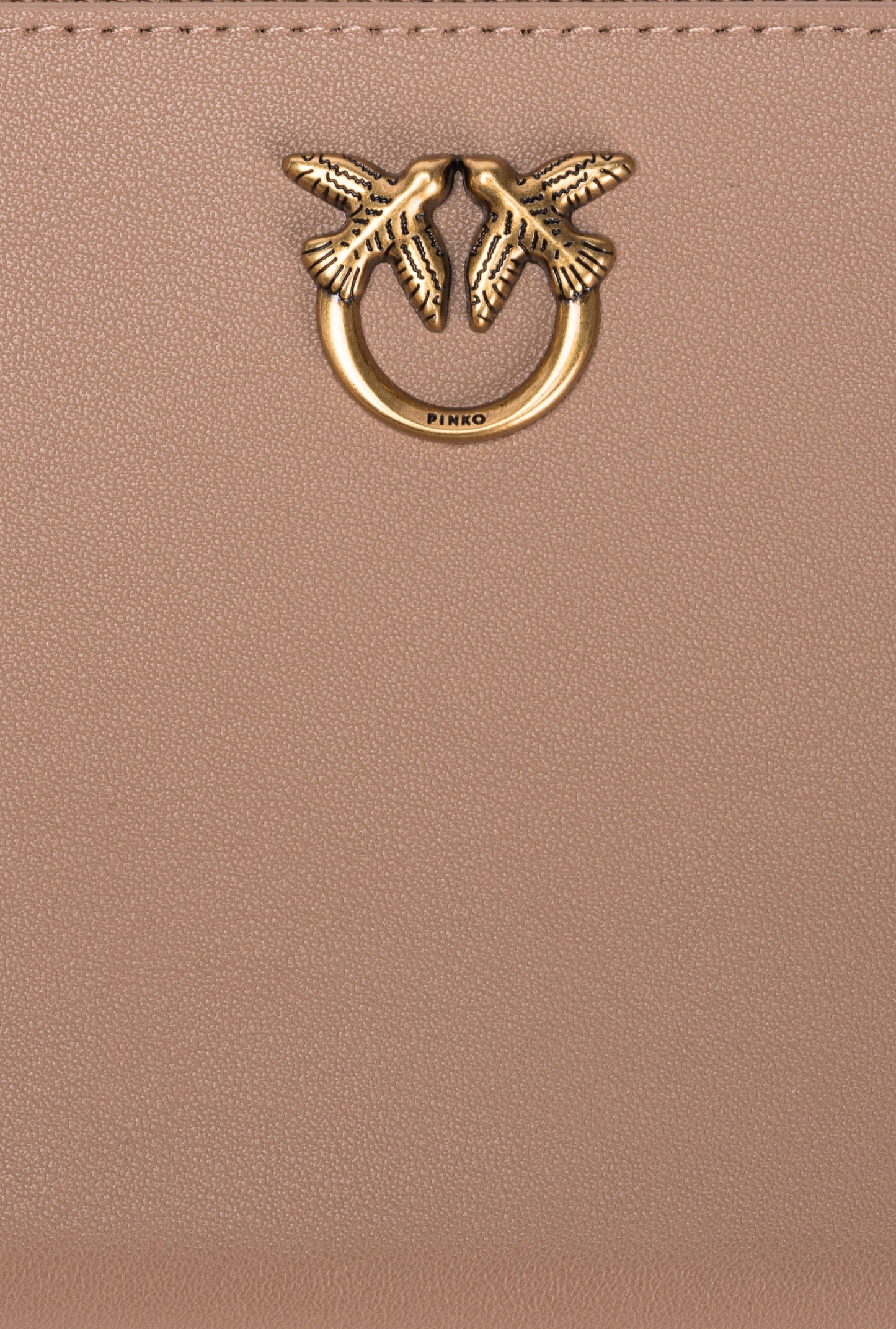 Zip-around leather purse