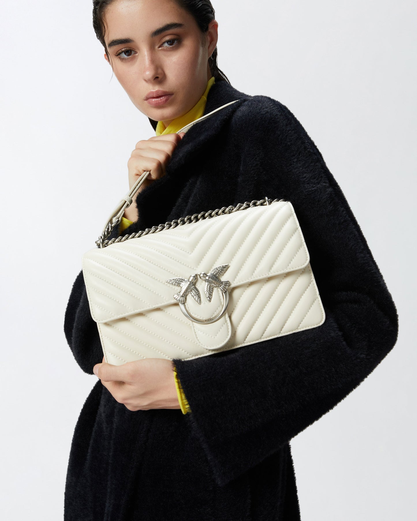 Medium shoulder bag Love Bag One Chevron
