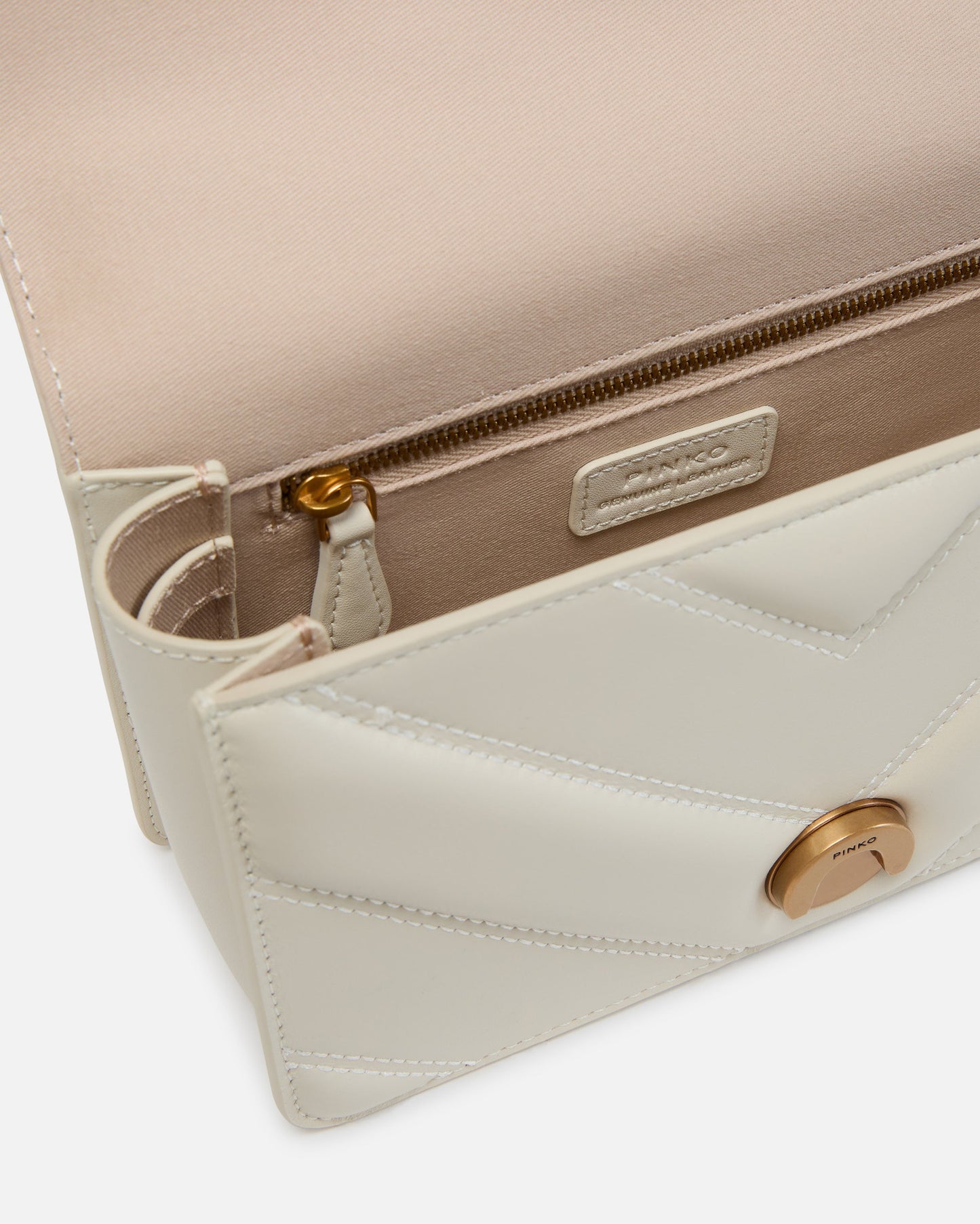 Love Bag mini chevron-quilted nappa leather crossbody bag