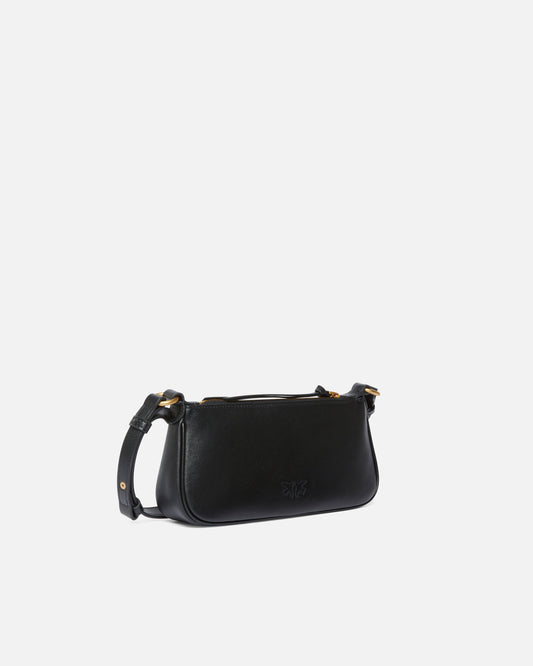 Leather Mini Half Moon crossbody bag