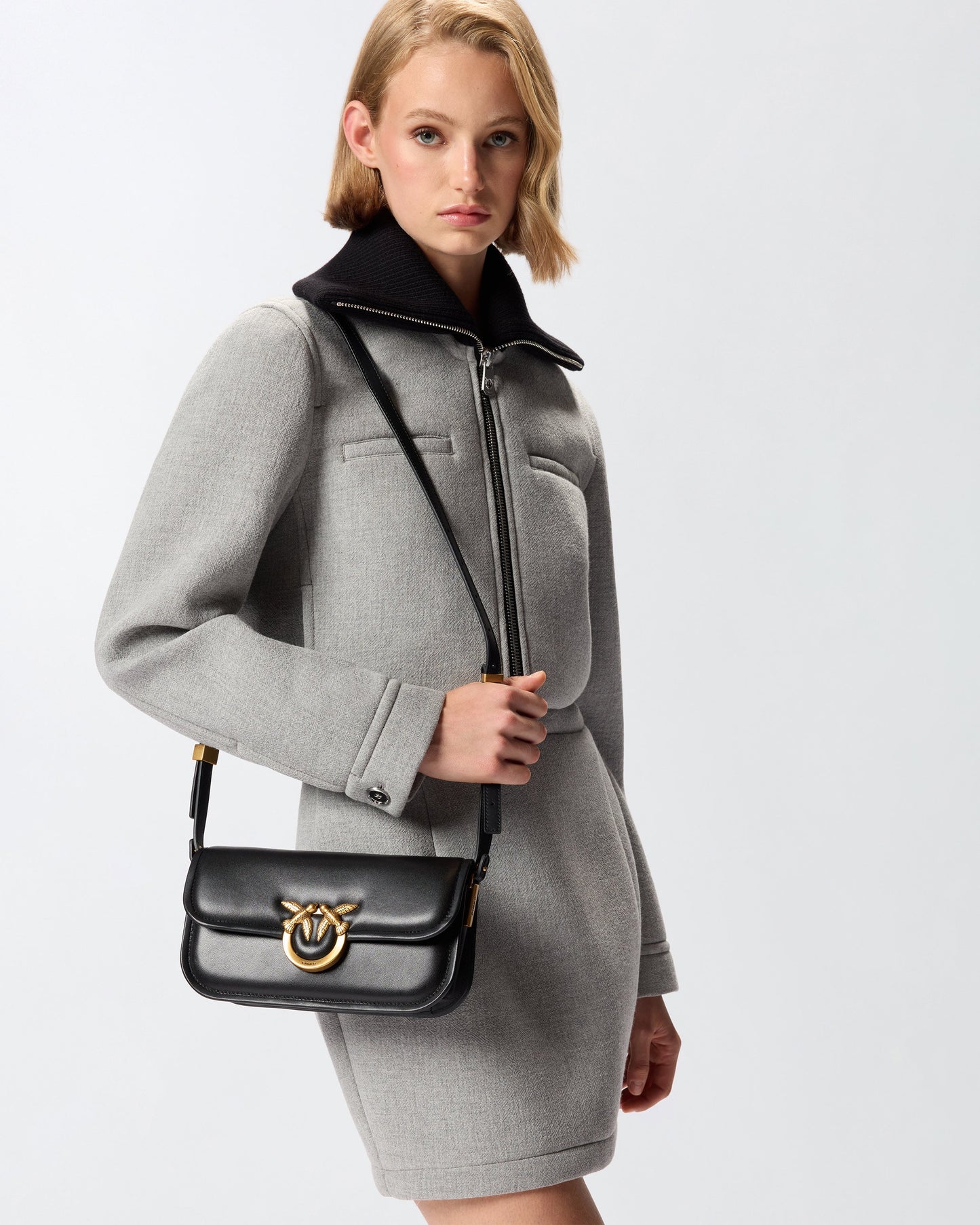 Small Love Bag Box crossbody bag in nappa leather