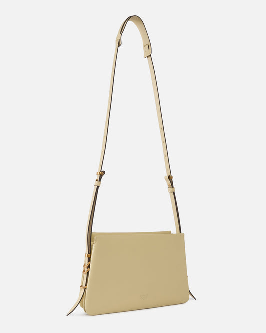Mini One, Two, Three Bag in leather with shoulder strap