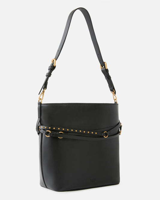 Bucket Belt Bag medium shoulder bag in leather