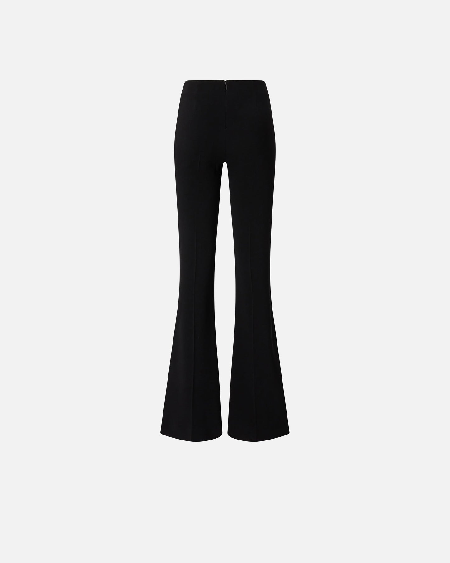 Trousers with embroidered jewel roses