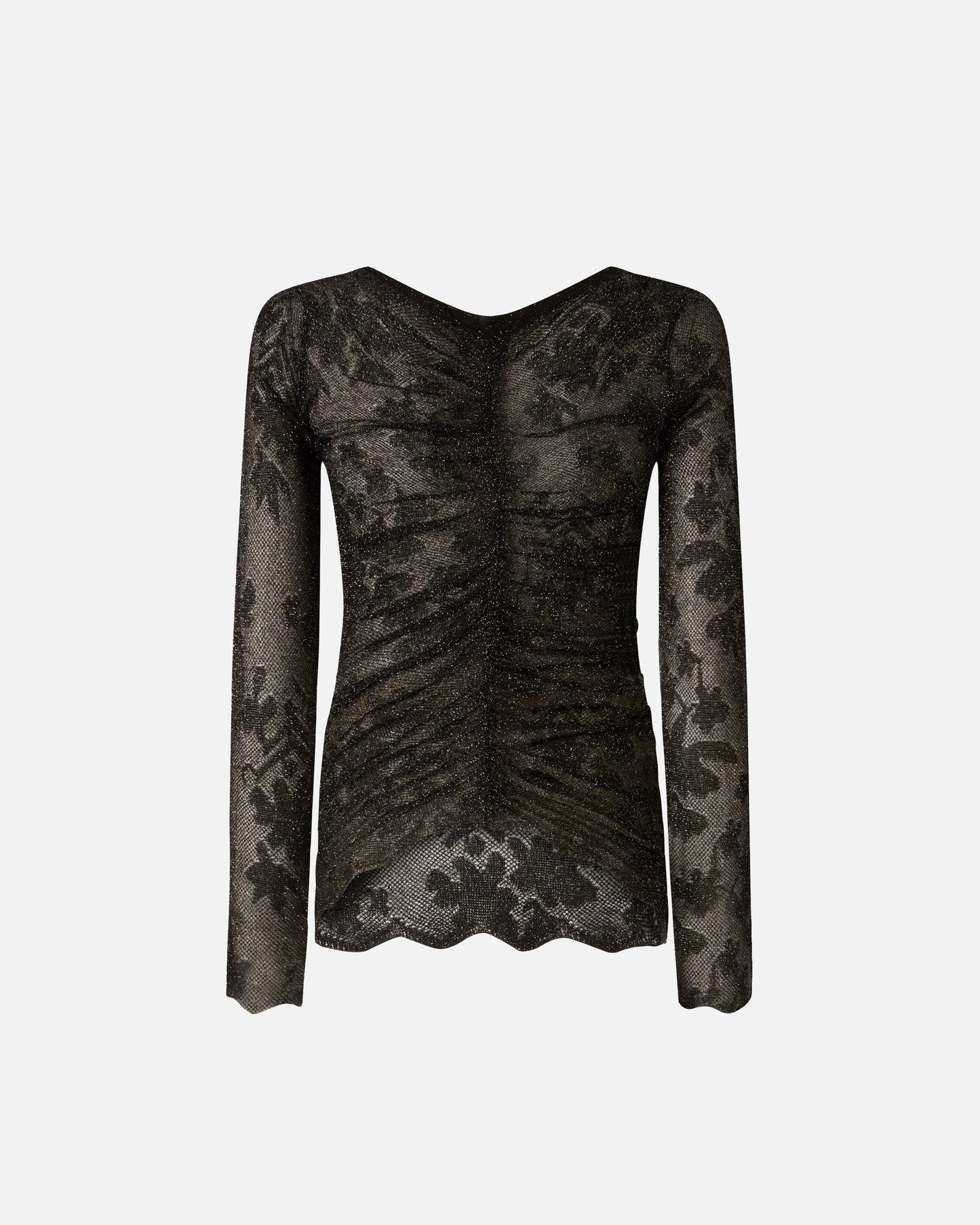 Floral lace sweater