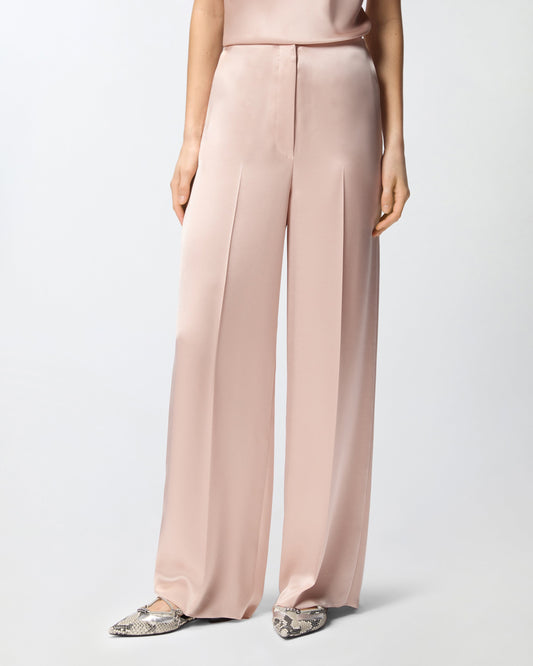 Satin trousers