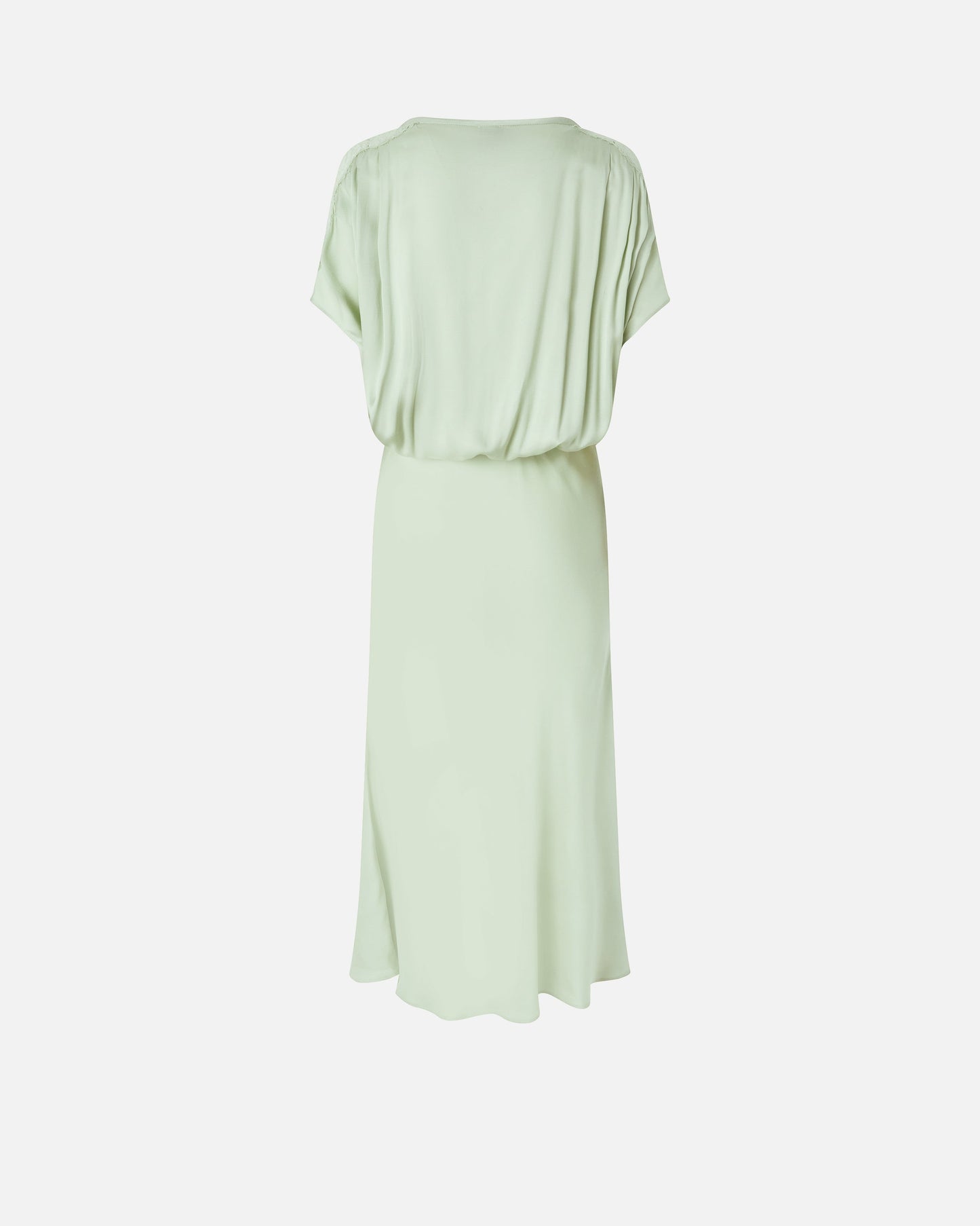 Midi dress with lace details