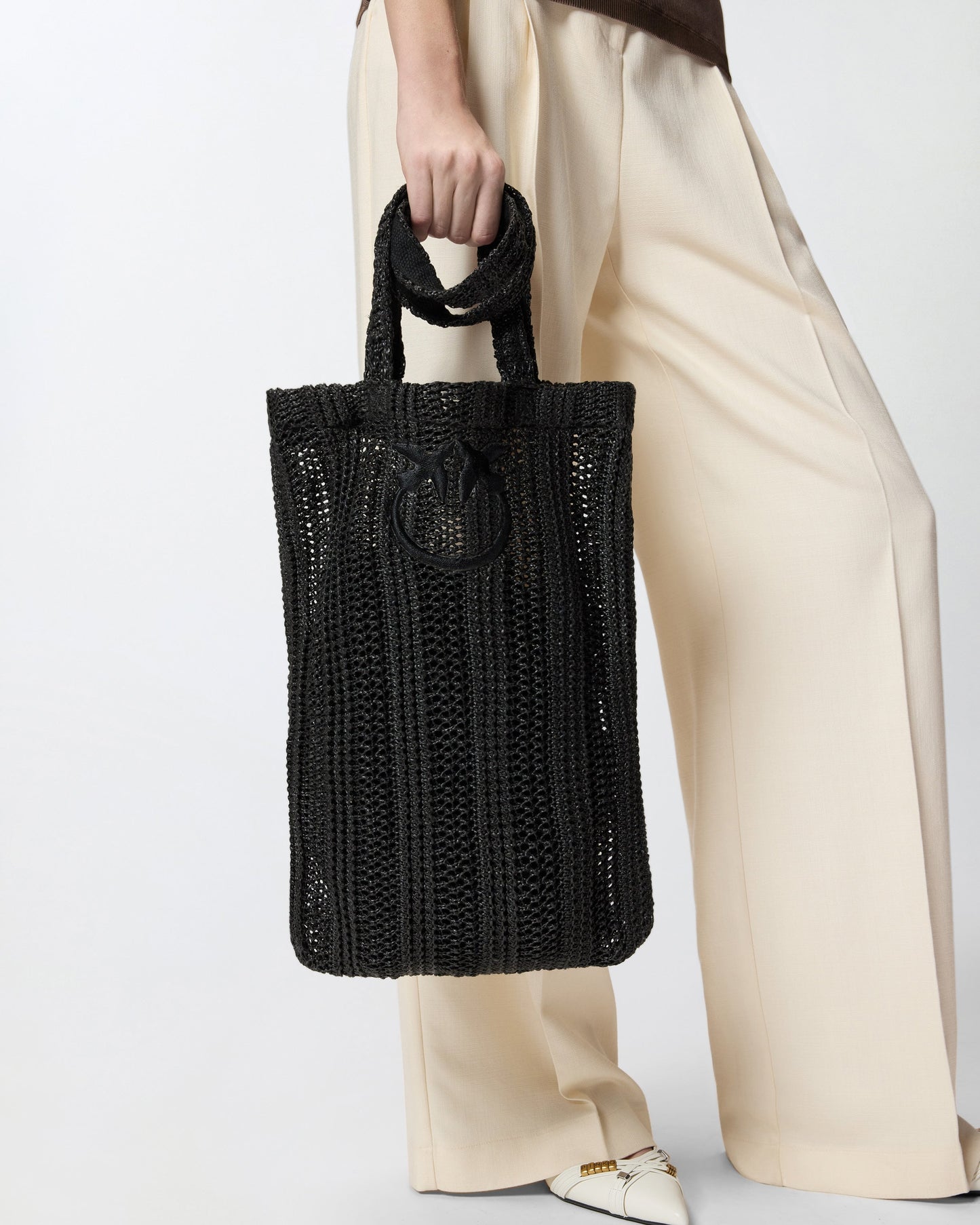 Easy Tote Bag medium shopper in raffia