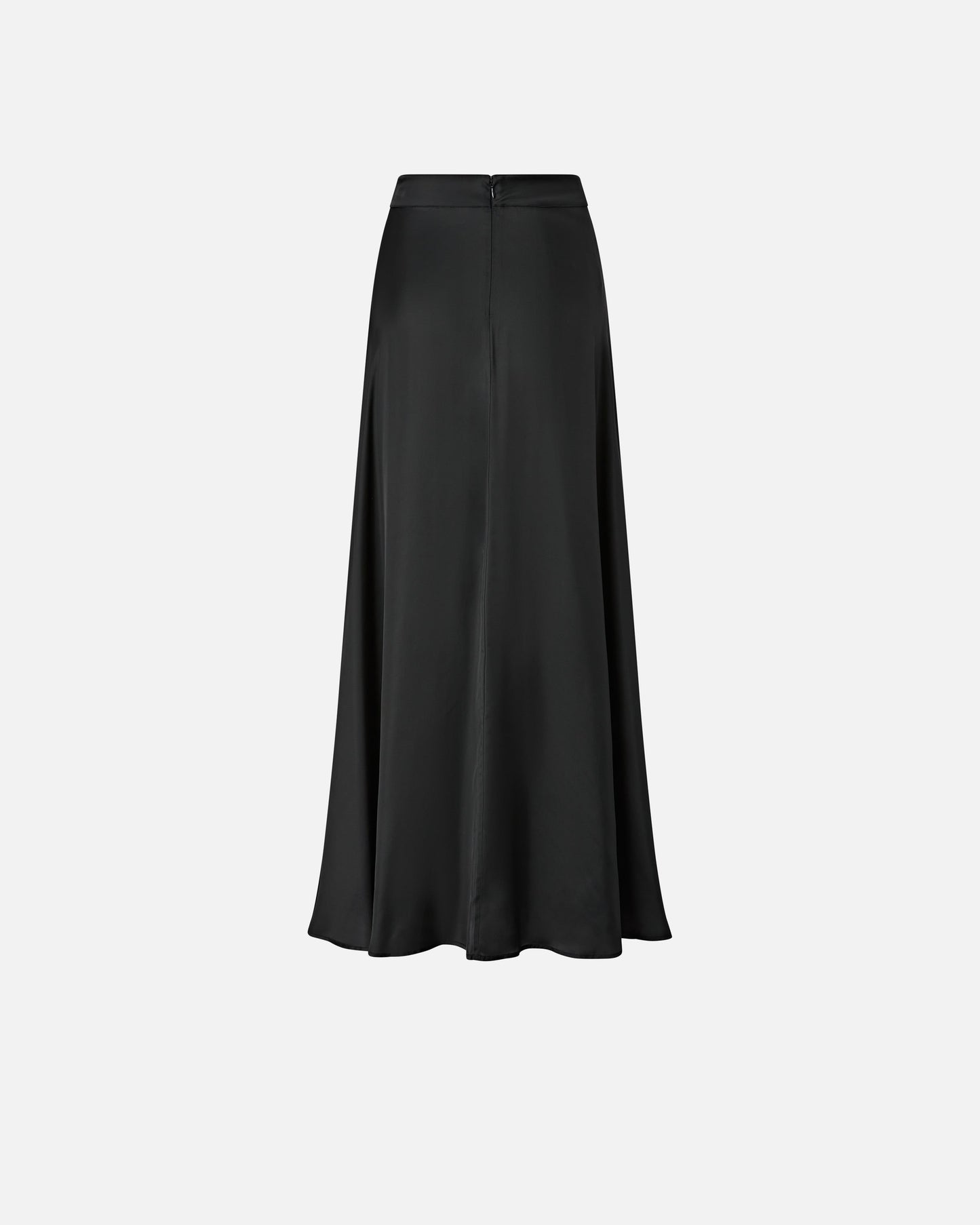 Long skirt with slit and laces