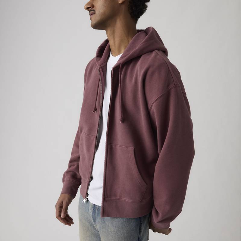 Hayes Boxy Full-zip Sweatshirt