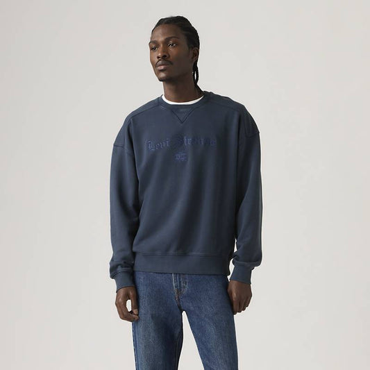 Boxy Graphic Crewneck Sweatshirt