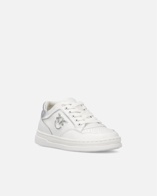 Leather sneakers with Love Birds logo