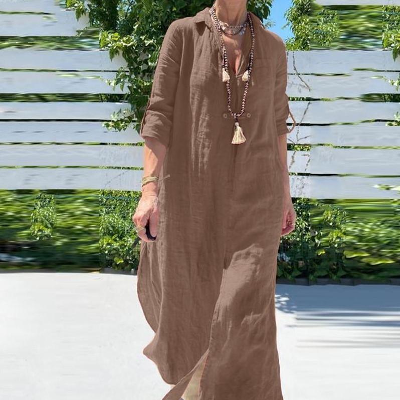 Lässiges Hemdkleid