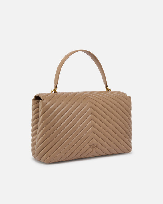 Large handbag Lady Love Bag Puff Chevron