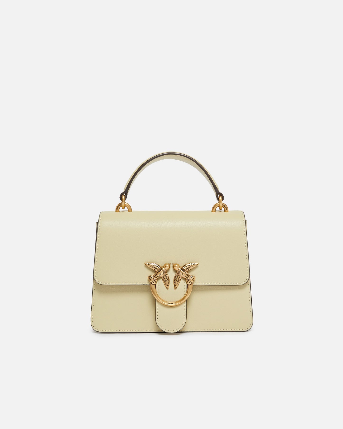 Mini handbag Love Bag Top Handle in leather