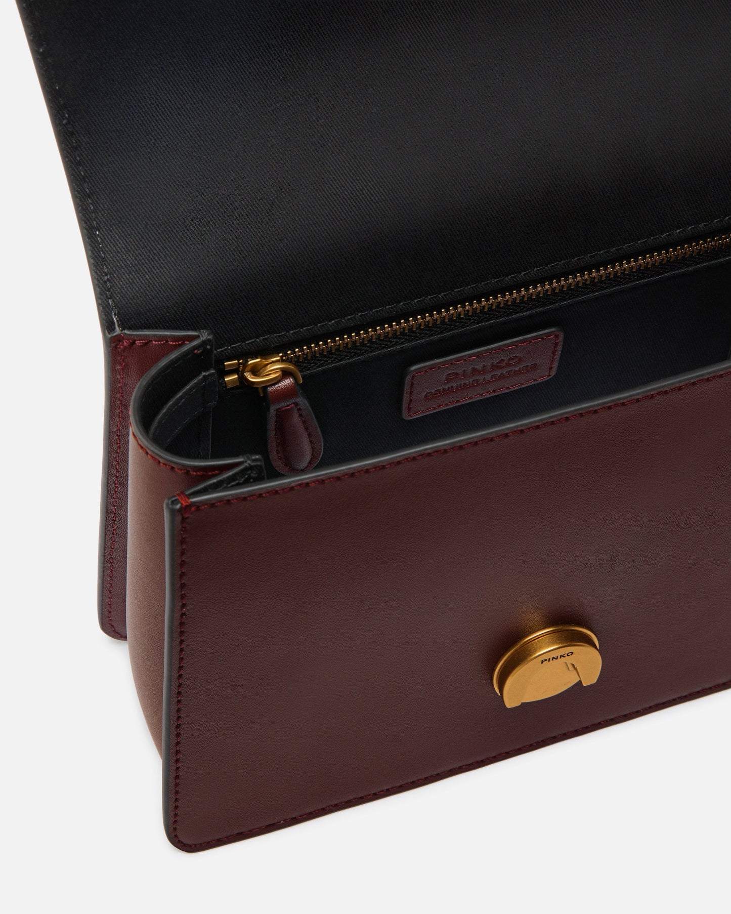Mini handbag Love Bag Top Handle in leather