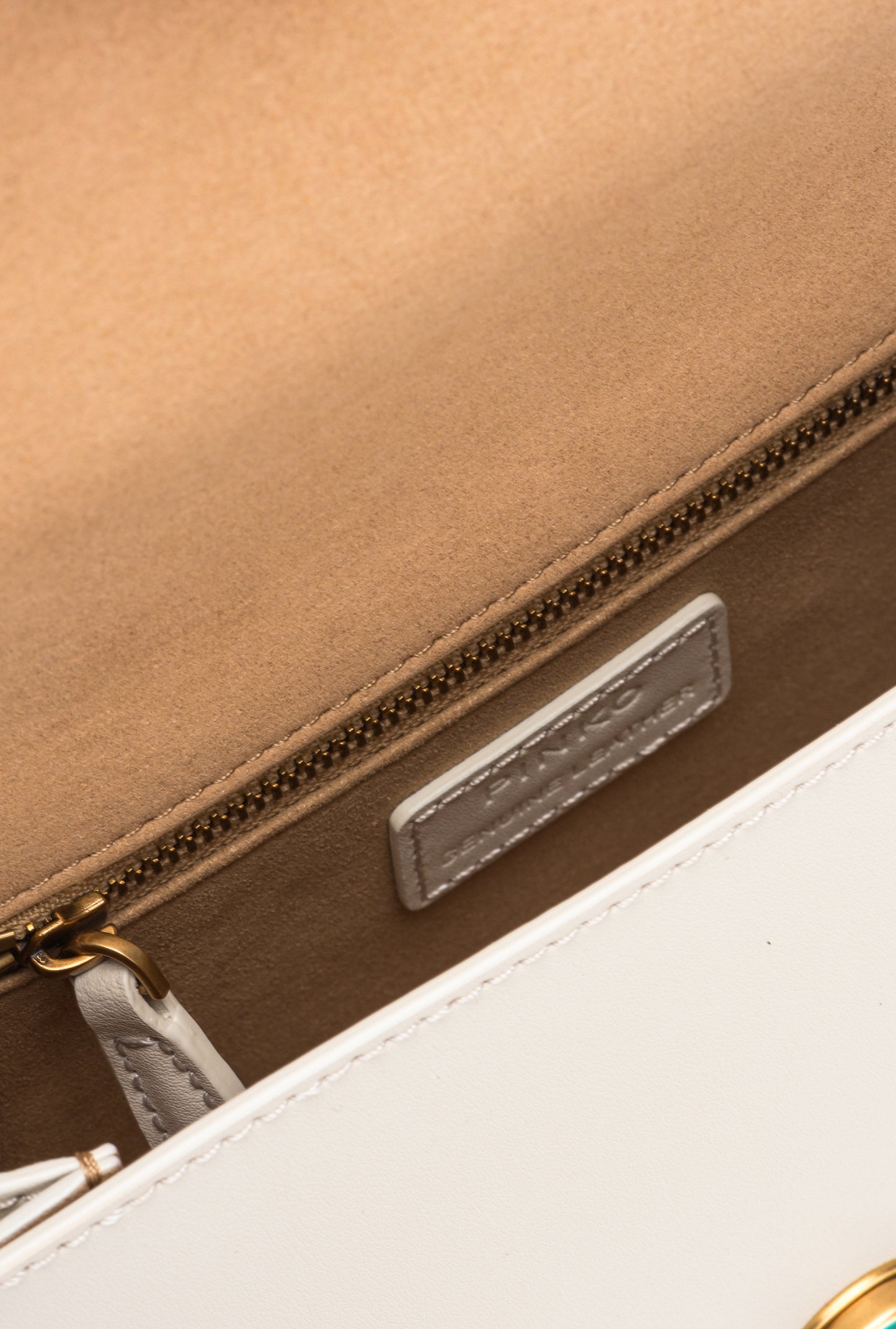 Mini handbag Love Bag Top Handle in leather
