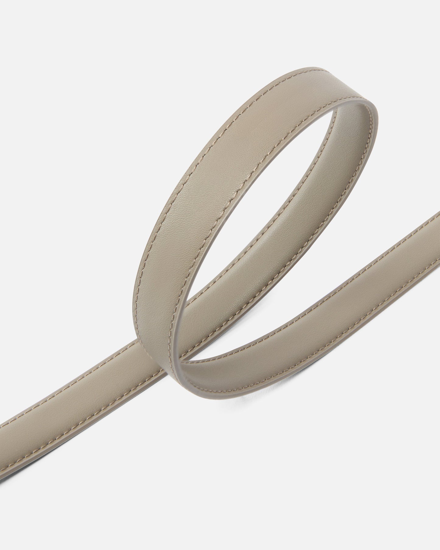 Love Birds thin leather belt 2cm