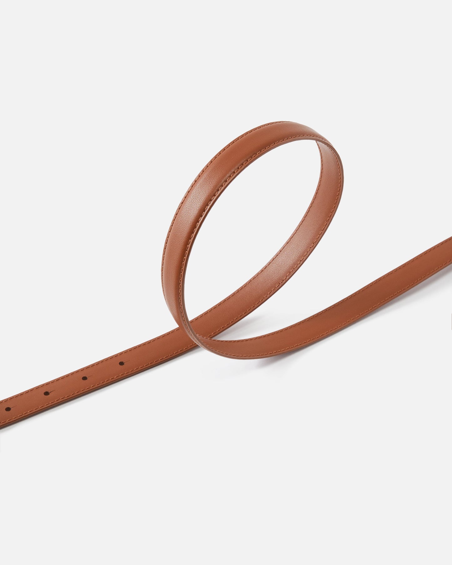 Love Birds thin leather belt 2cm
