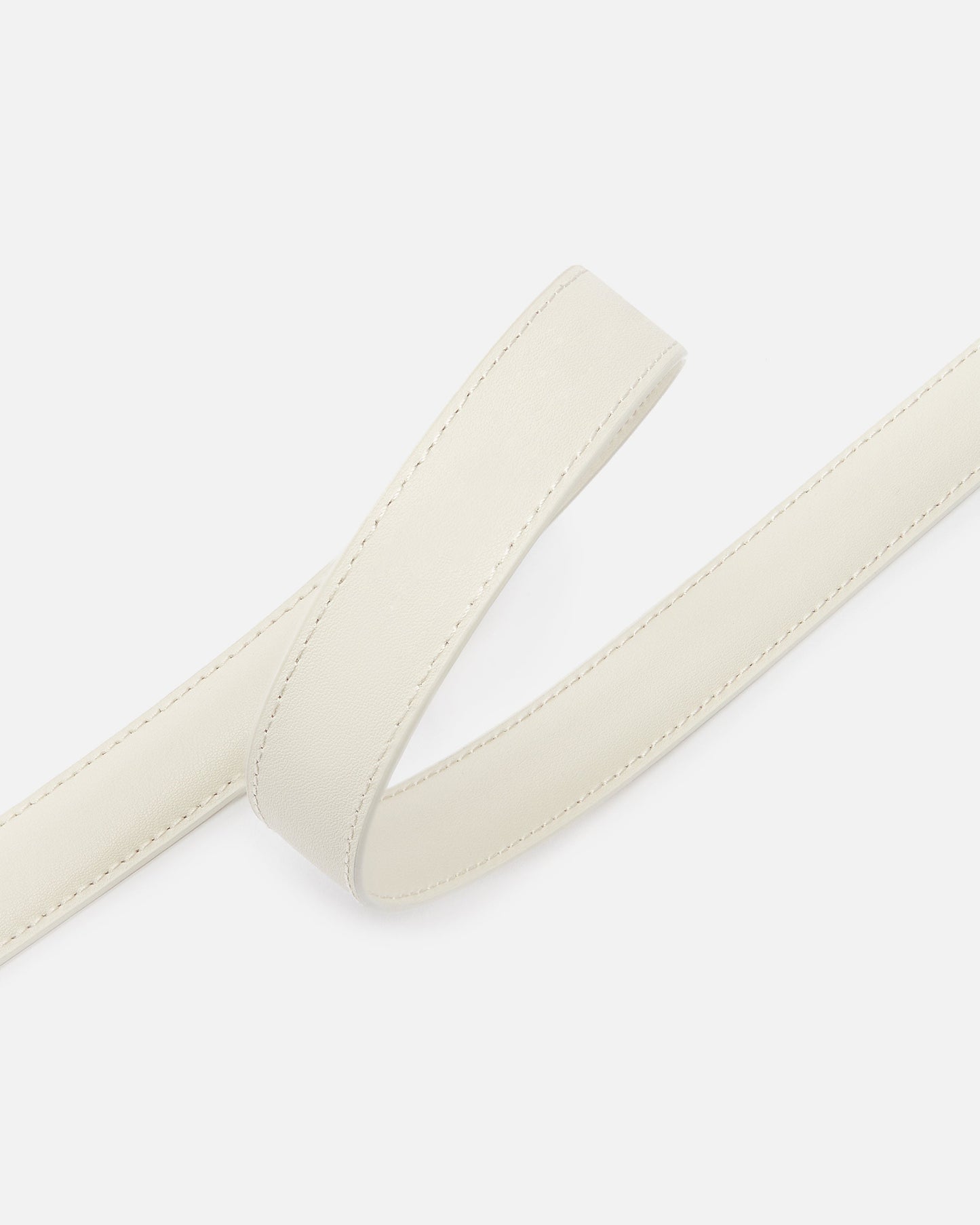 Love Birds thin leather belt 2cm