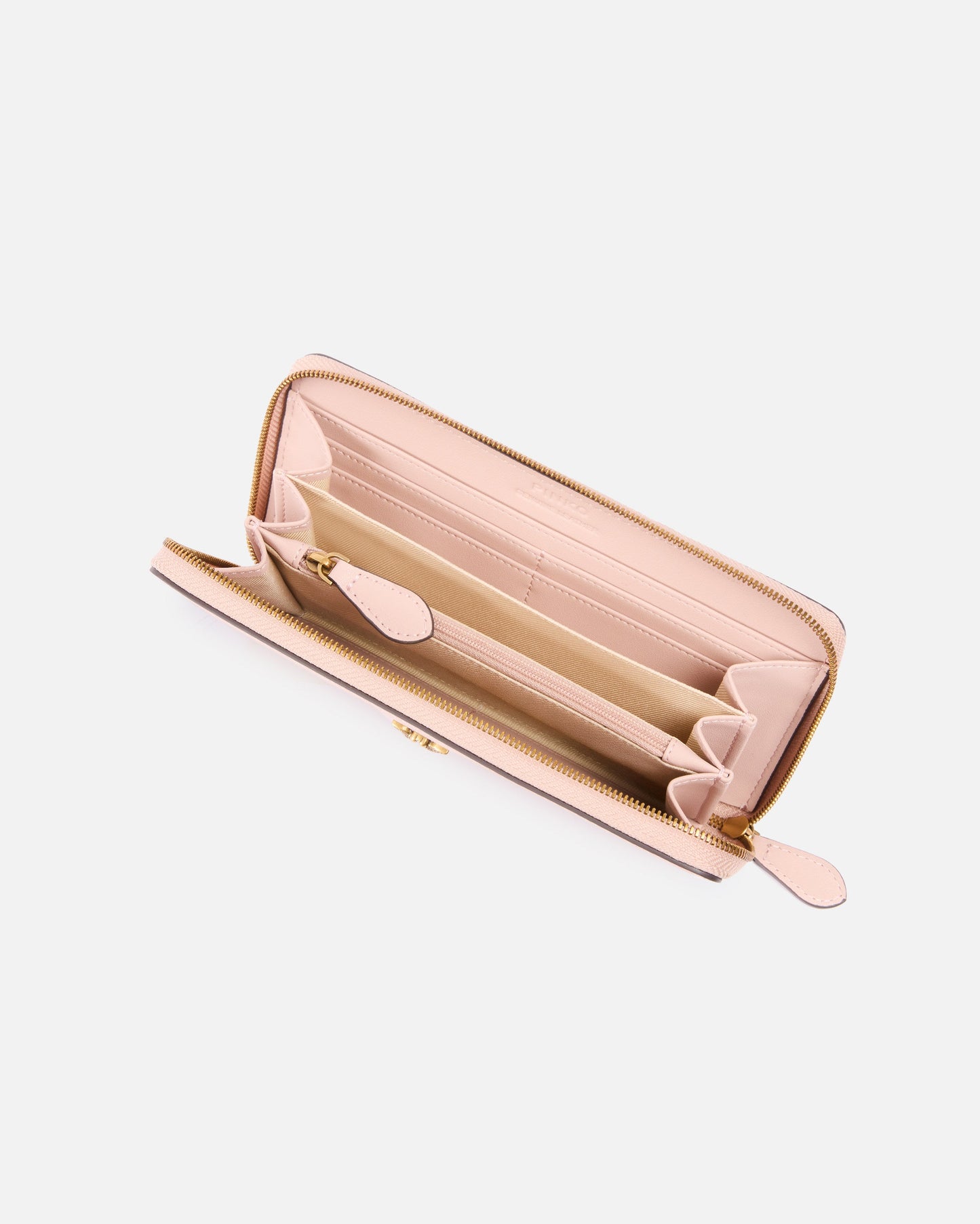 Zip-around leather purse