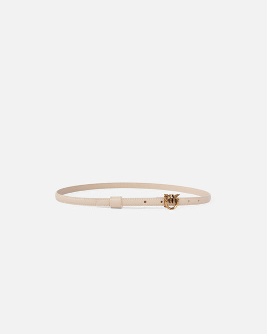 Thin belt with Love Birds buckle, 1cm