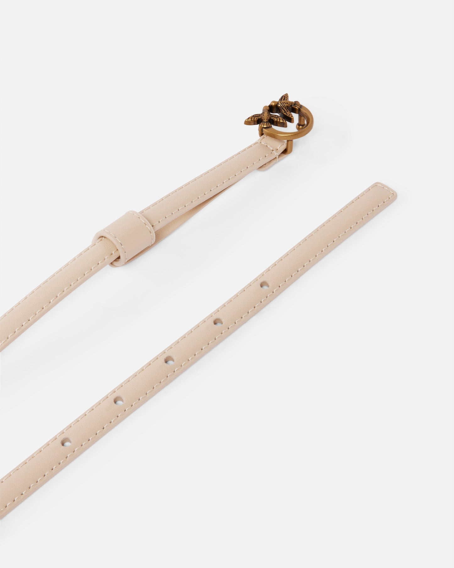 Thin belt with Love Birds buckle, 1cm