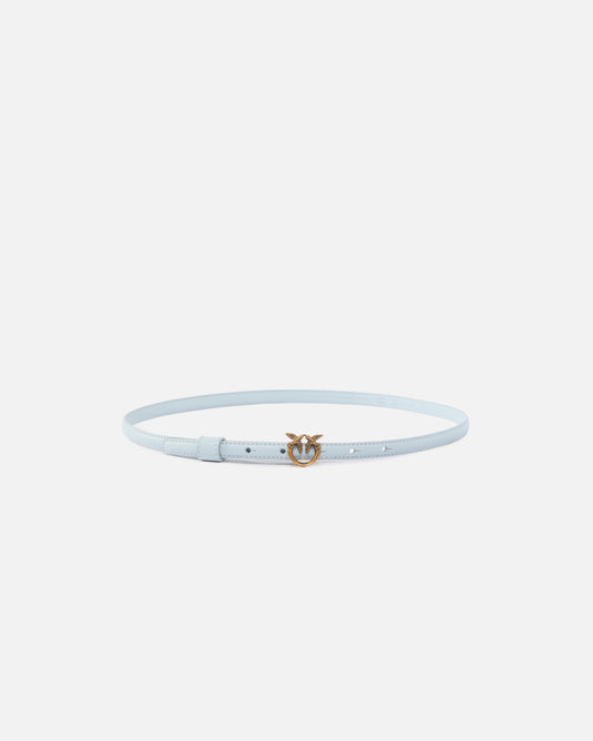 Thin belt with Love Birds buckle, 1cm