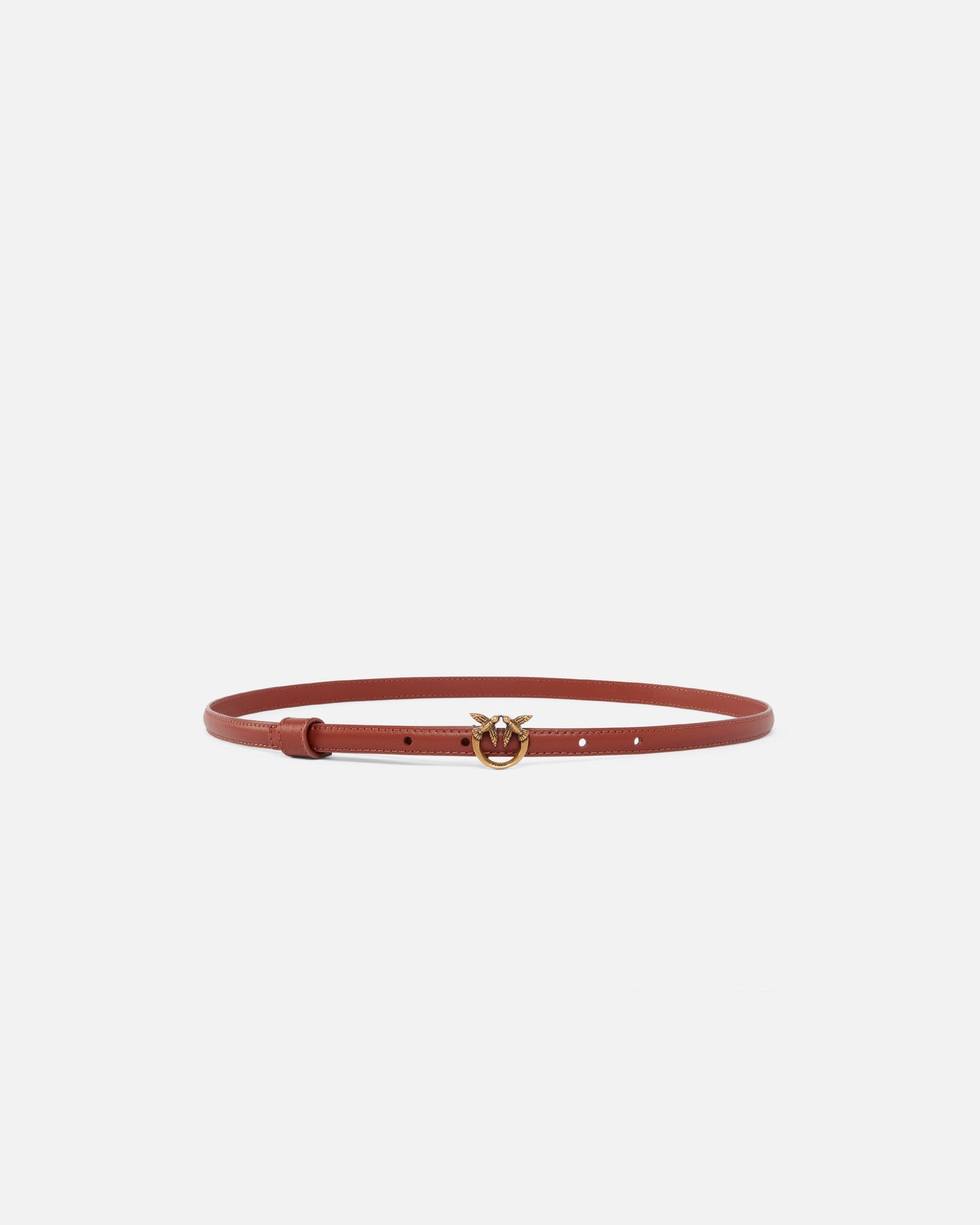 Thin belt with Love Birds buckle, 1cm