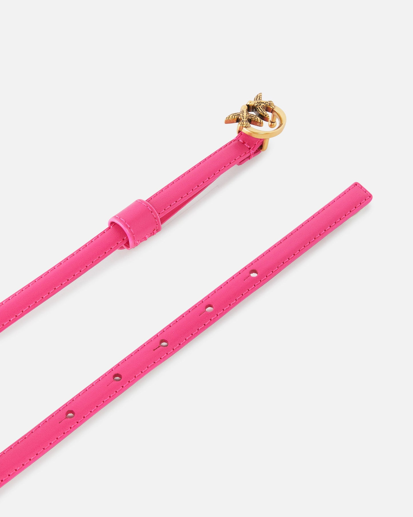 Thin belt with Love Birds buckle, 1cm
