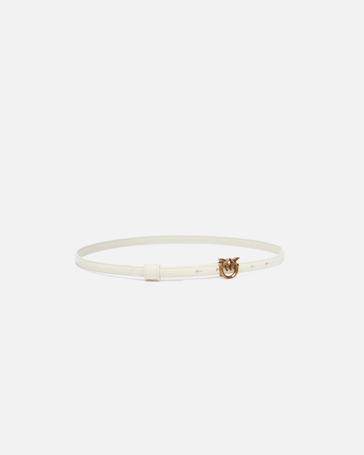 Thin belt with Love Birds buckle, 1cm