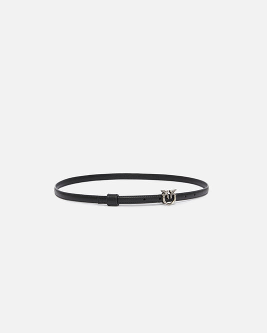 Thin belt with Love Birds buckle, 1cm