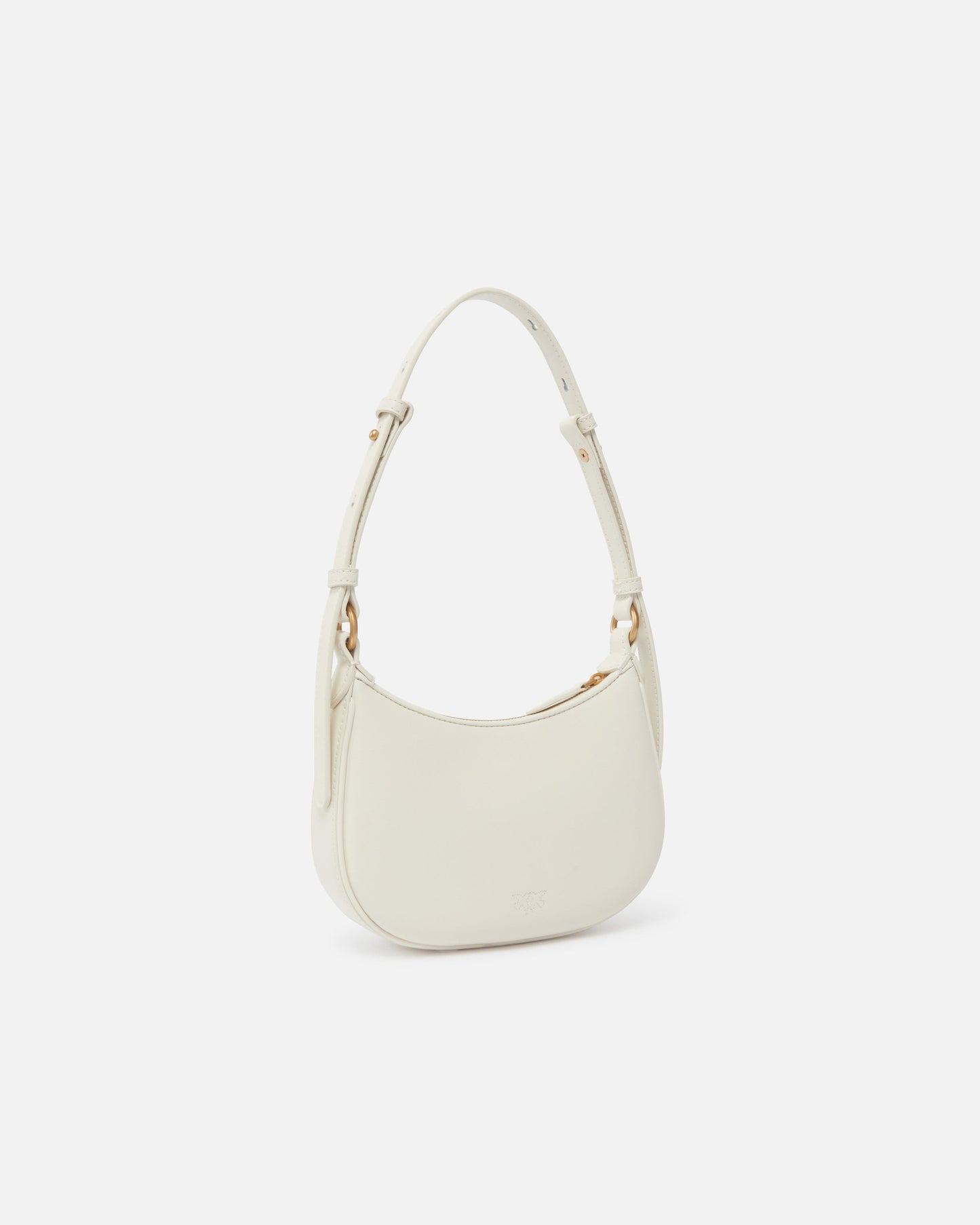 Half Moon baby leather shoulder bag