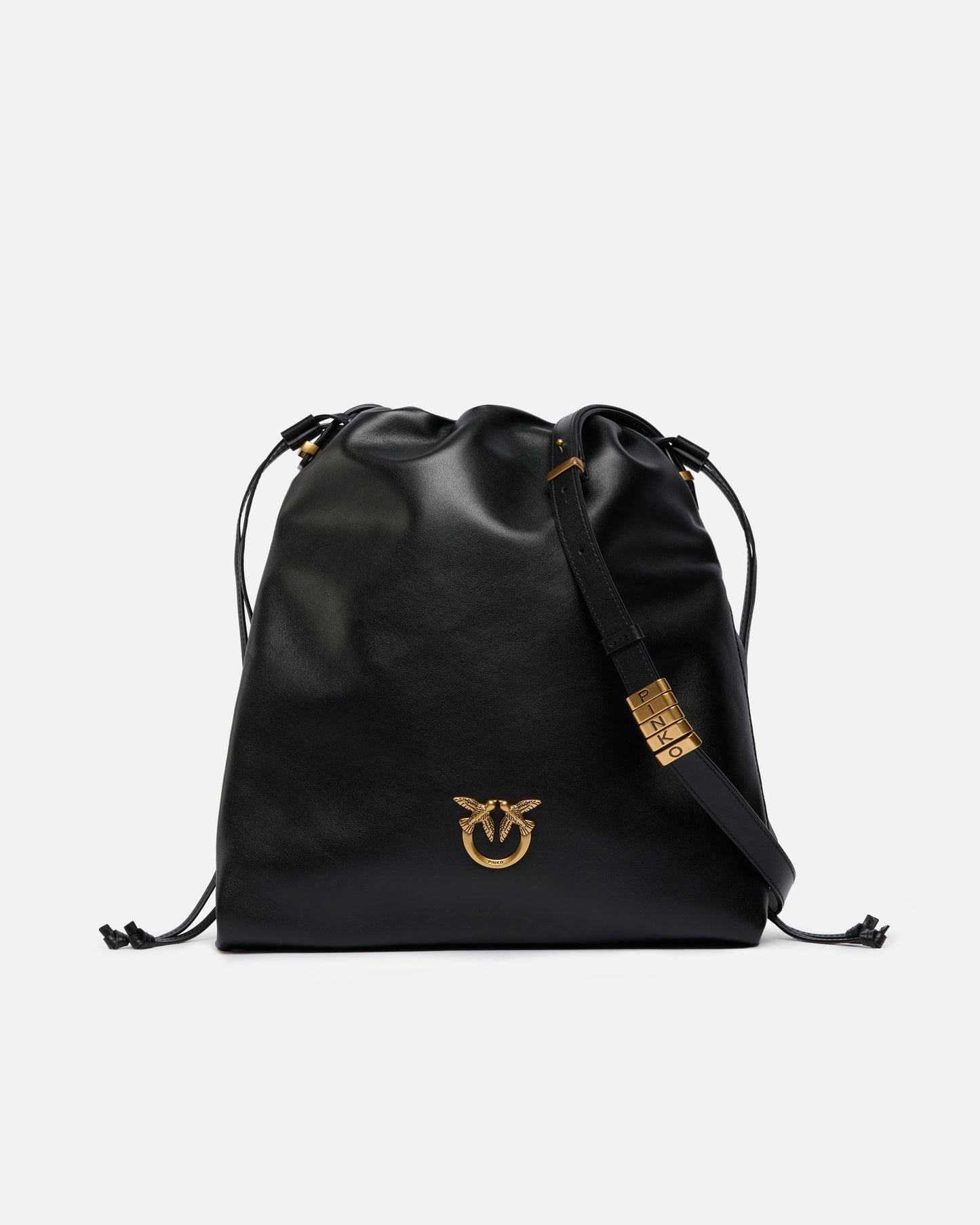 Vertical medium leather Slouchy Bag