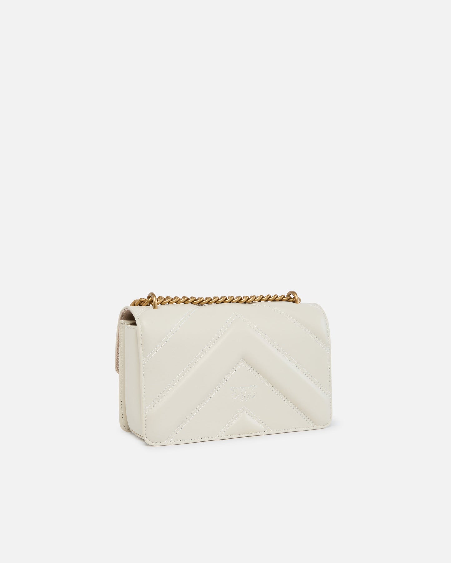 Love Bag mini chevron-quilted nappa leather crossbody bag