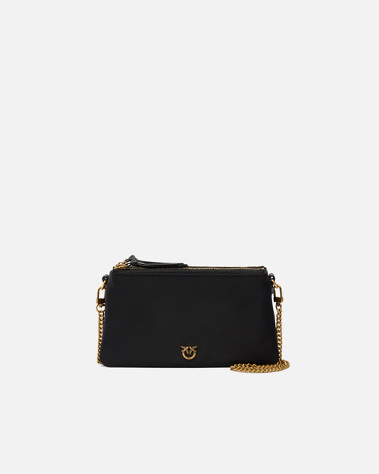 Double Bag Mini small crossbody bag in nylon