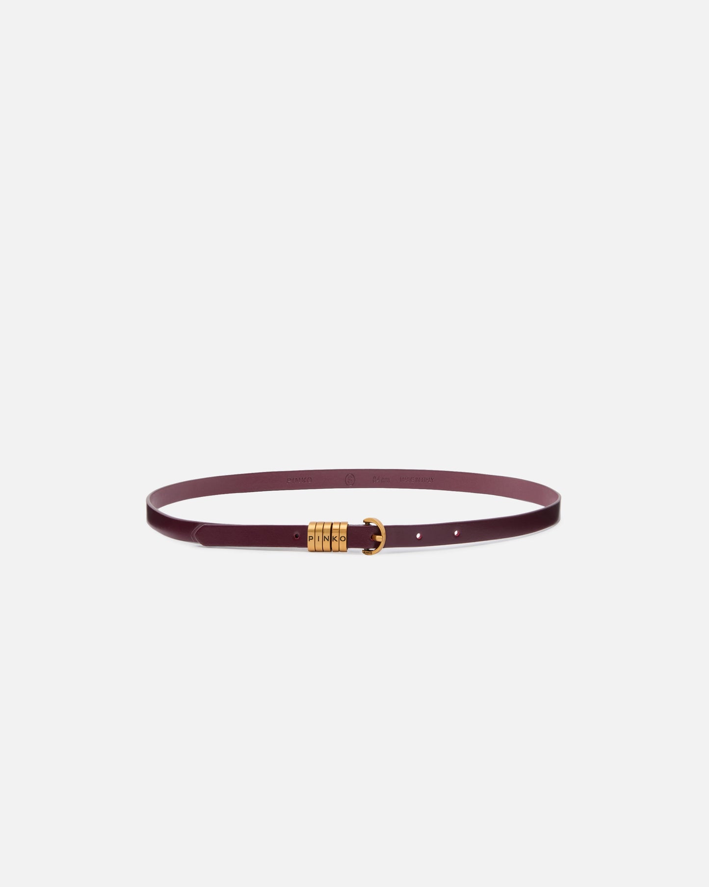1.2-cm belt with logo lettering logo