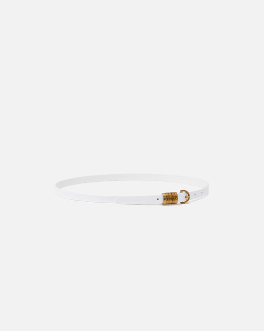 1.2-cm belt with logo lettering logo
