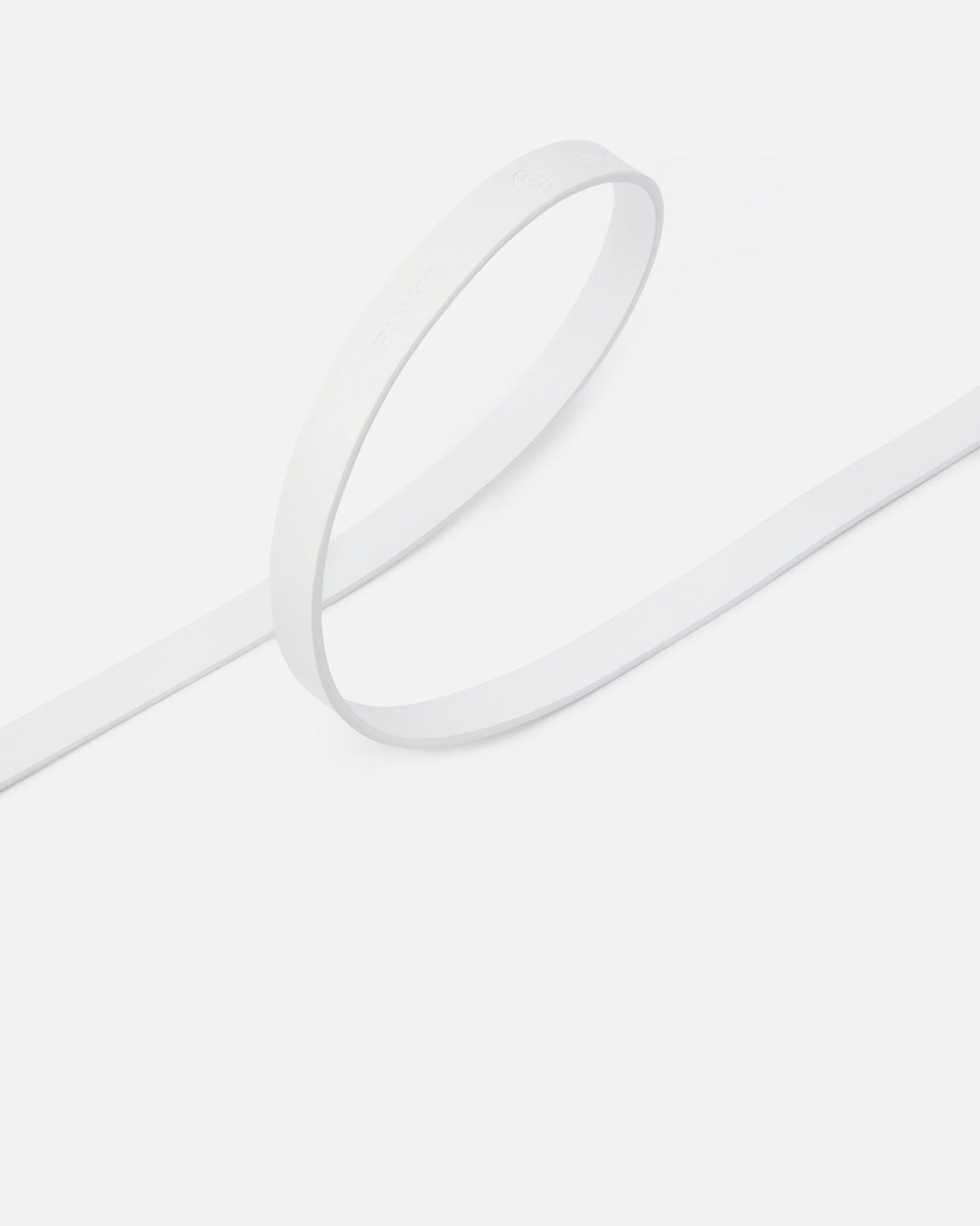 1.2-cm belt with logo lettering logo