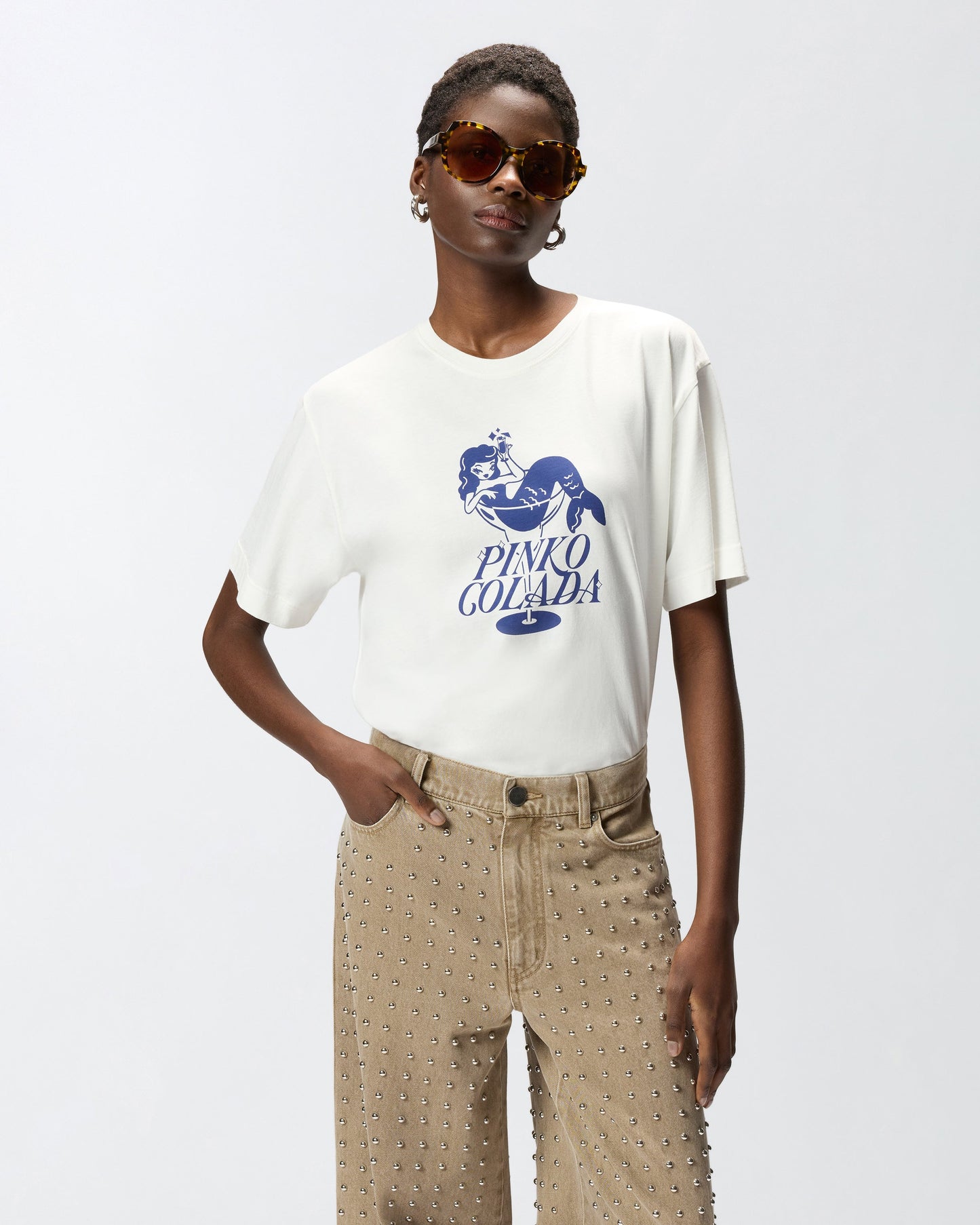 logo Colada mermaid T-shirt