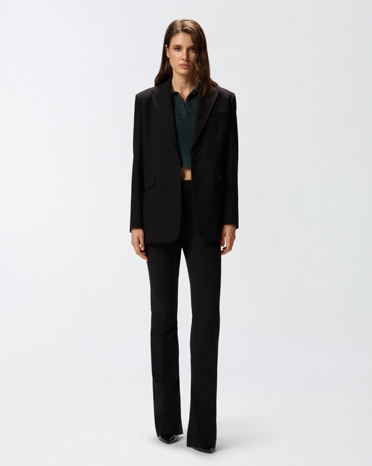 Oversized stretch blazer