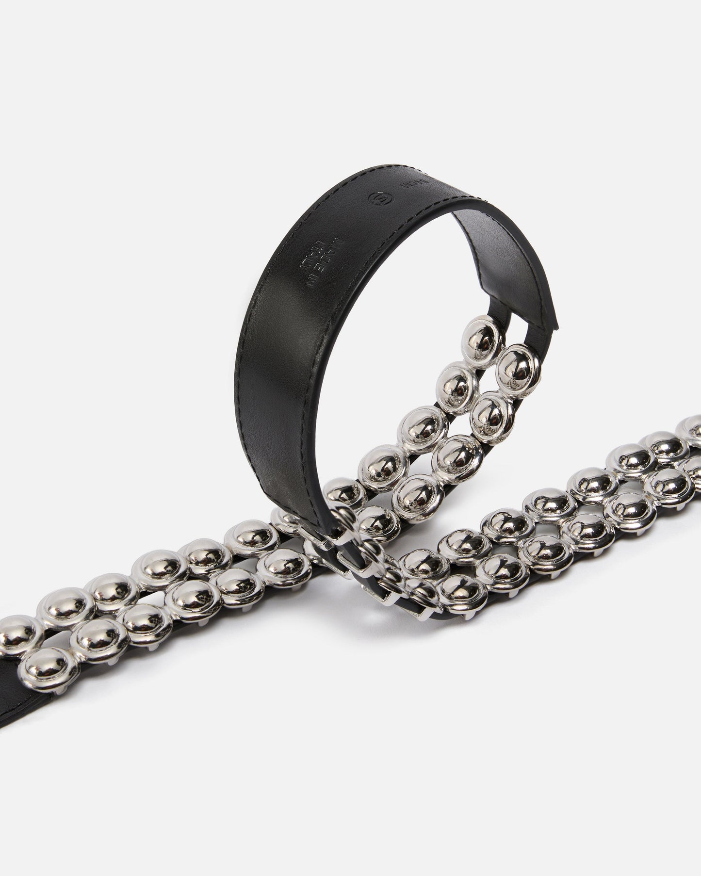 3-cm belt with studs