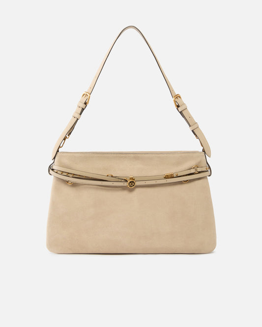 Belt Bag Big large shoulder bag in suede