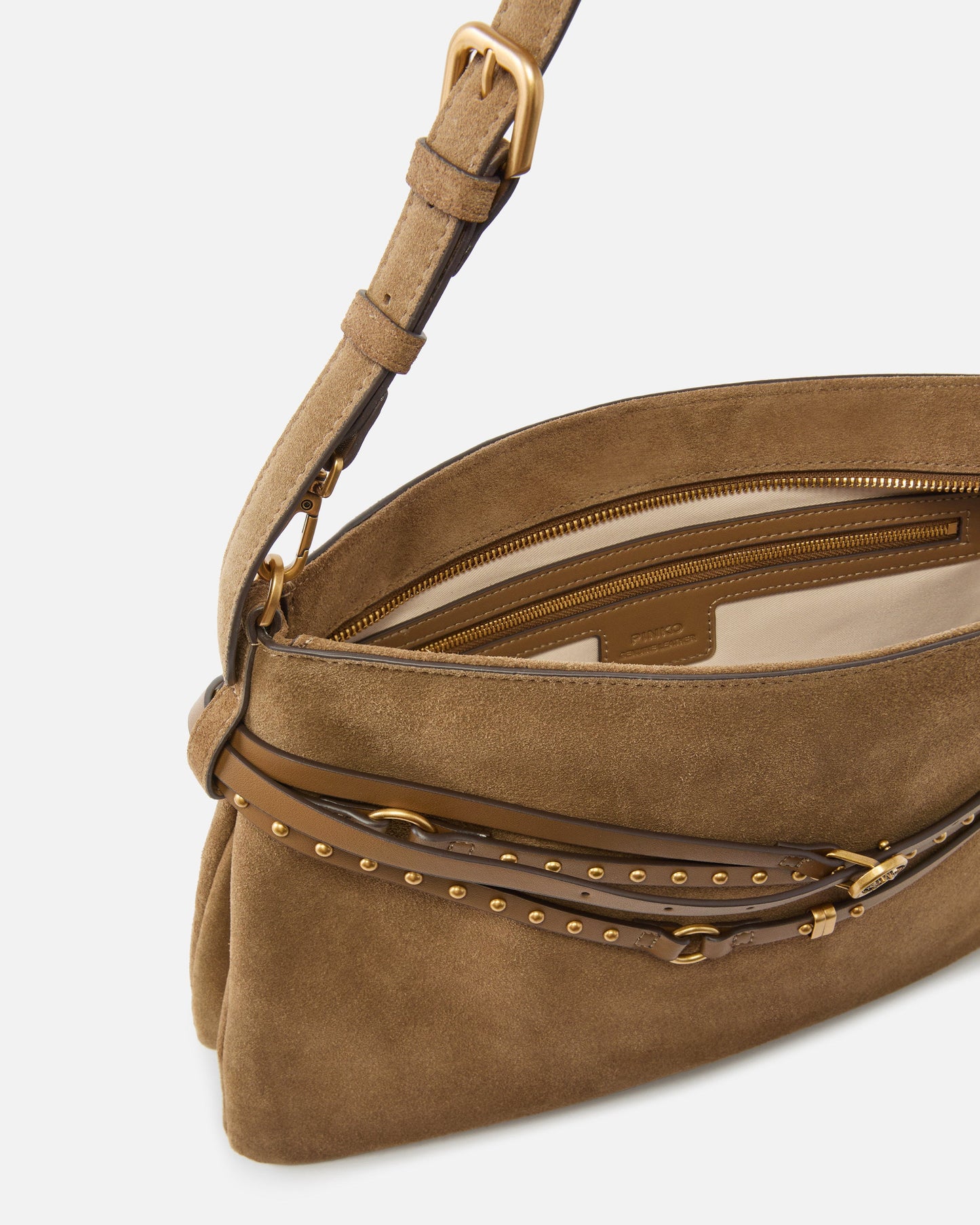 Belt Bag Big large shoulder bag in suede