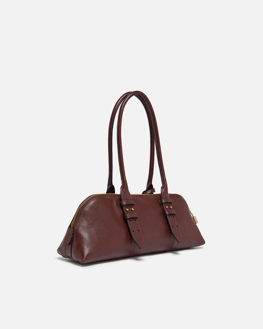 Escape Bag Horizontal large shoulder bag in leather