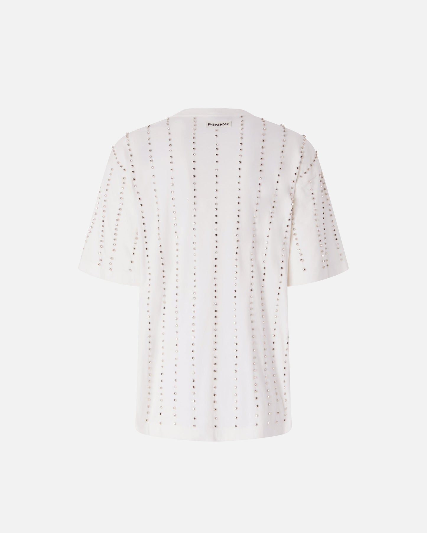T-shirt with jewel stripes