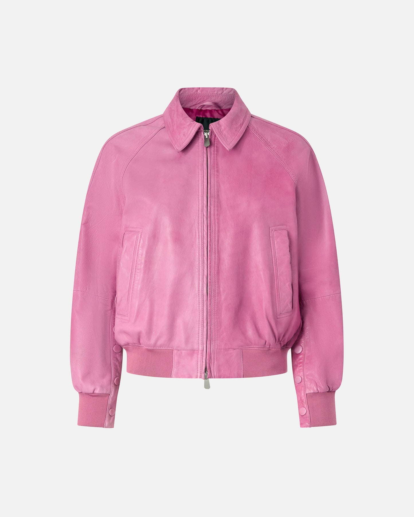 Bomber jacket in vintage leather