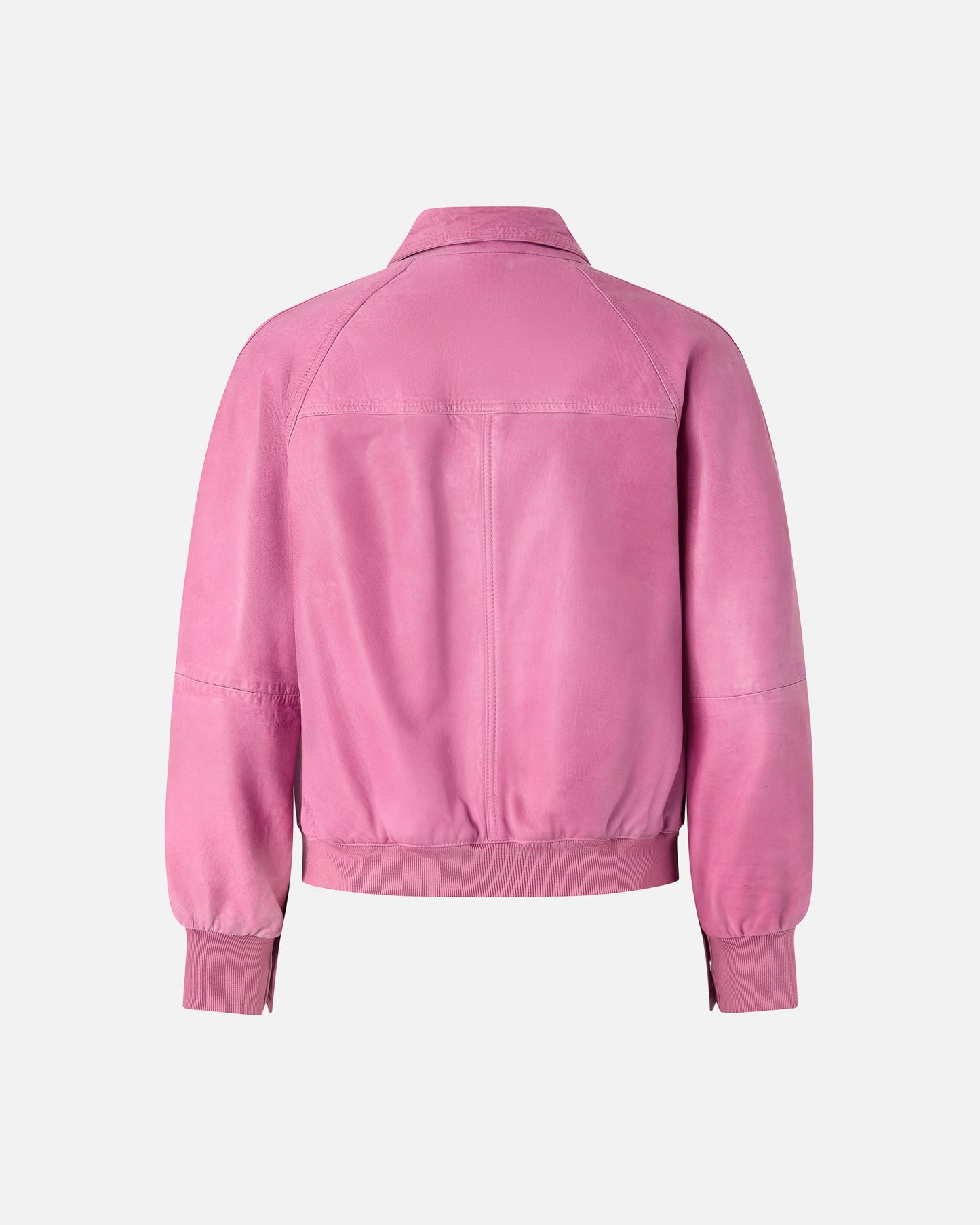 Bomber jacket in vintage leather