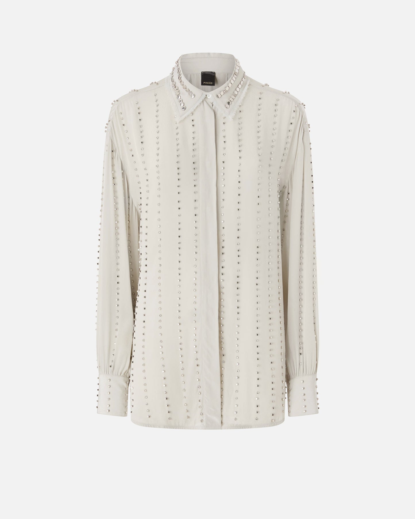 Lightweight shirt with jewel stripes